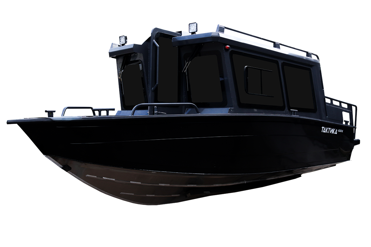 Алюминиевая лодка Тактика 6.0 Cabin